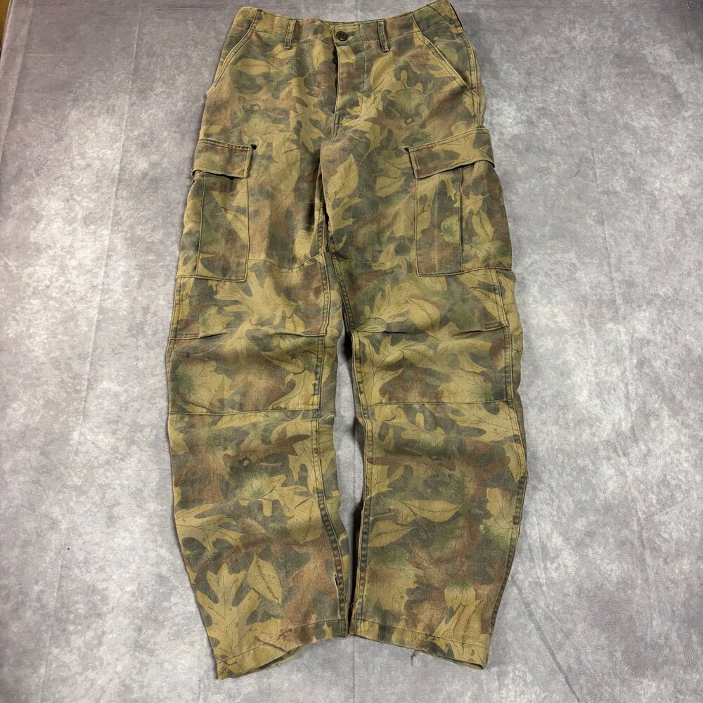 Men's cargo pants 90s Green Size S